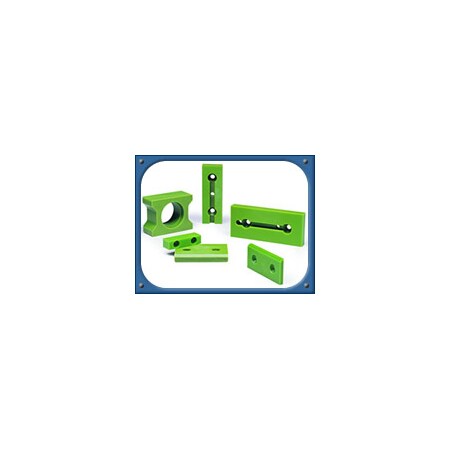 Professional Plastics Green Nylon 12 L, 2.5 W RNYLOILGN2.500